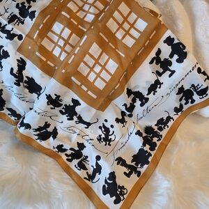 Silk Scarf Vintage Valentino Morris Italy